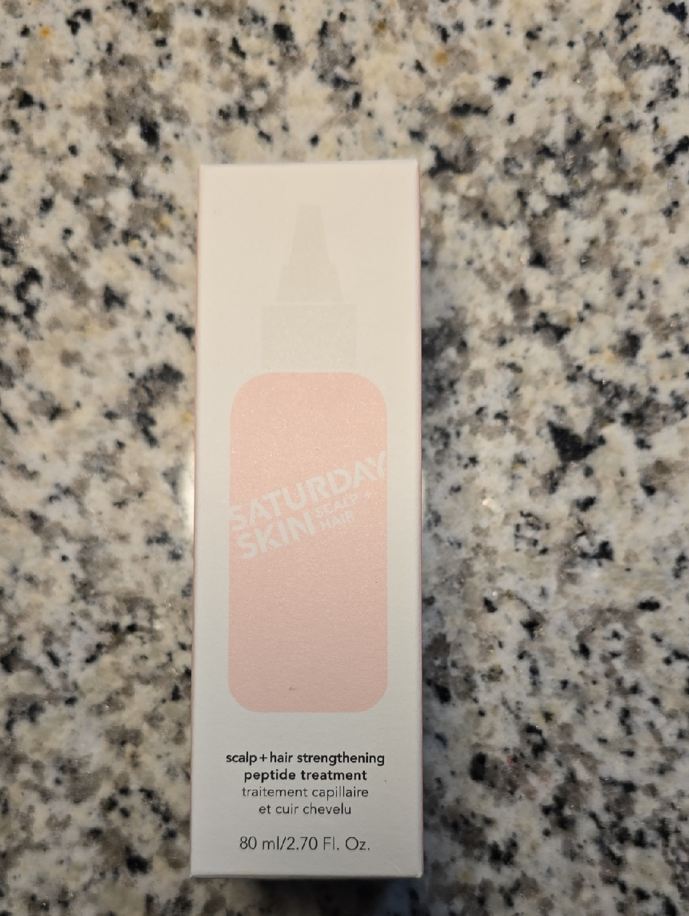 Saturday Skin Scalp + Hair Peptide Treatment - Light Pink Box